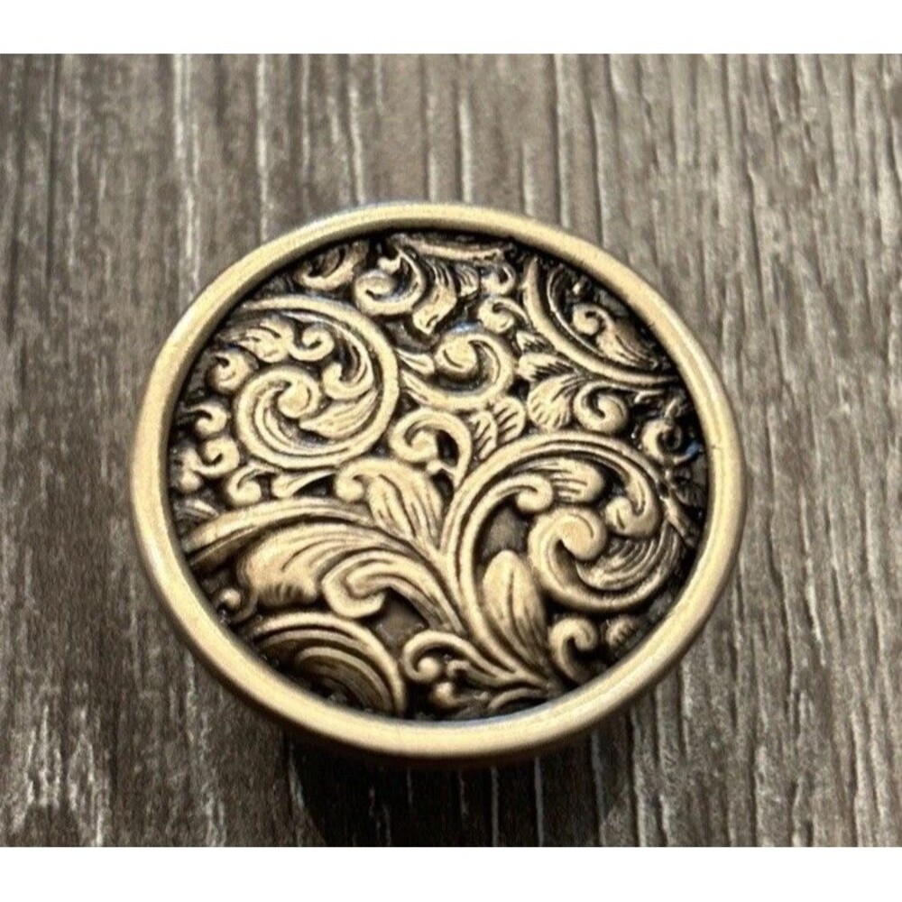 Saddleworth Knobs Bronze Ornate High End Cabinet Dresser Handmade In USA